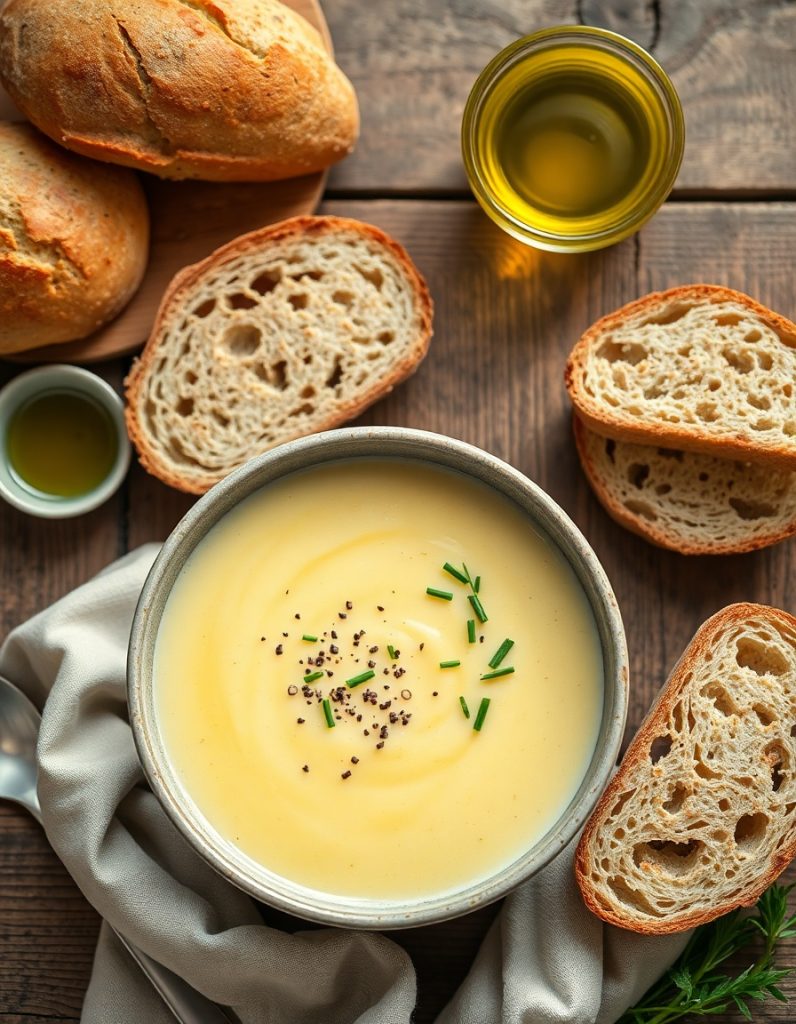 Warm and Healthy Bowls of Low Fat Potato Soup